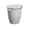 Cesto de lixo redondo de plástico cinzento Durable 776010