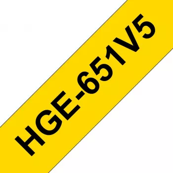 Fita de etiquetar Brother HGE-651V5