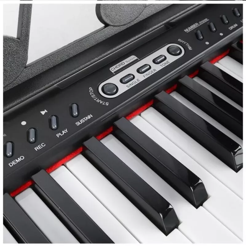 MQ 6151L - Teclado com microfone para aprender a tocar, desenvolvido para crianças