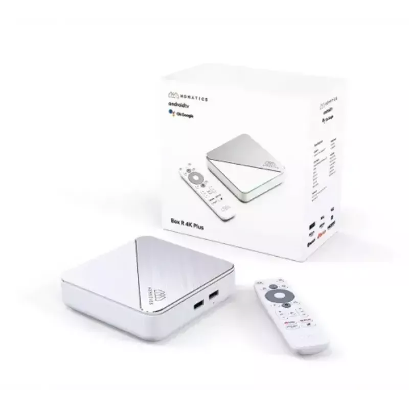 Leitor de streaming Homatics Box R PLUS 4K Android TV — Streaming 4K, plataforma Android TV