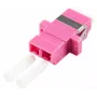 EFB-Elektronik Acoplador LC Duplex OM4 uma peça, heather violeta, manga cerâmica, SC Simplex