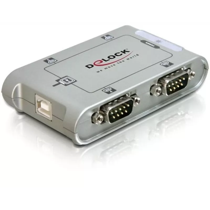 DeLOCK 87414 Adaptador USB 2.0 para 4 portas RS-232 Série
