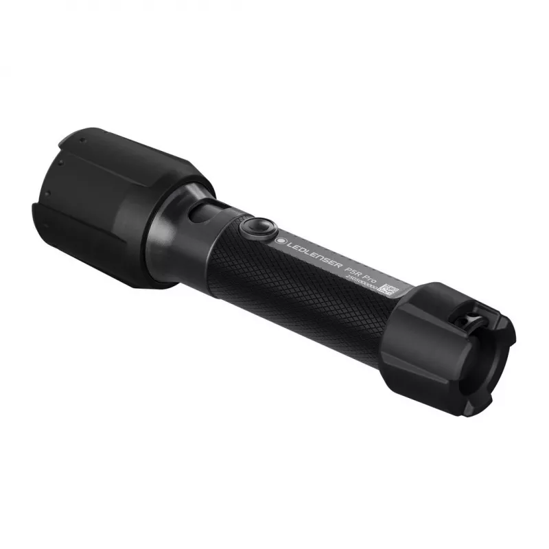 LED Lenser P5R Pro Lanterna LED recarregável de mão, preta, modelo 503101