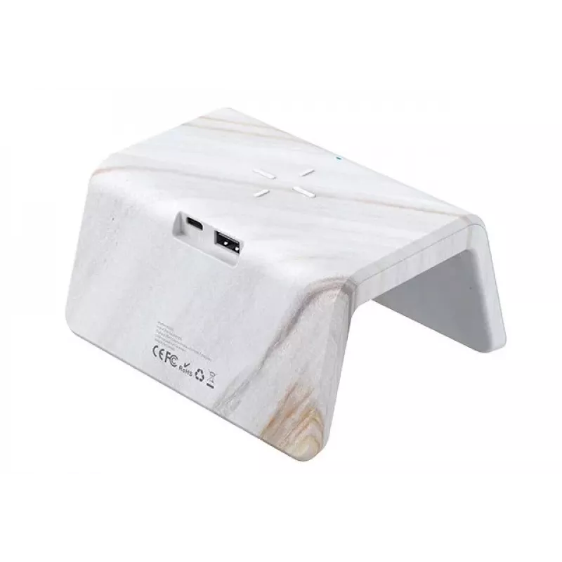 Carregador sem fios Havit W320 mármore USB carregamento rápido telemóvel