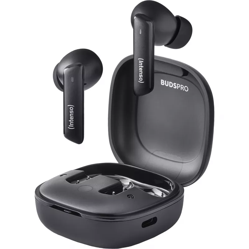 Auscultadores Buds Pro T500HAE/preto 3720500 Intenso