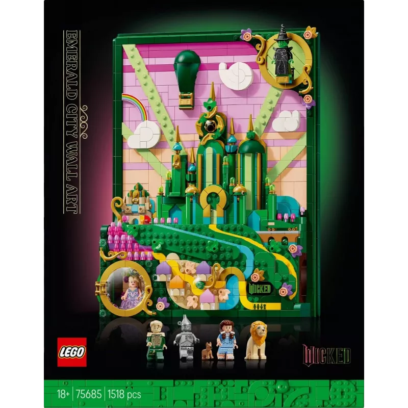 Blocos de construção Wicked 75685 Imagem Cidade Esmeralda