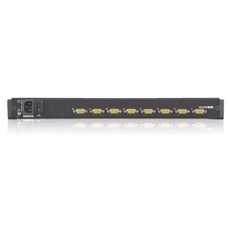 Comutador KVM ATEN CL1308N Montagem em rack preto