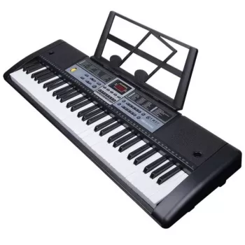 SUPRIMO 6136L - Teclado com microfone para aprender a tocar piano, concebido especialmente para crianças