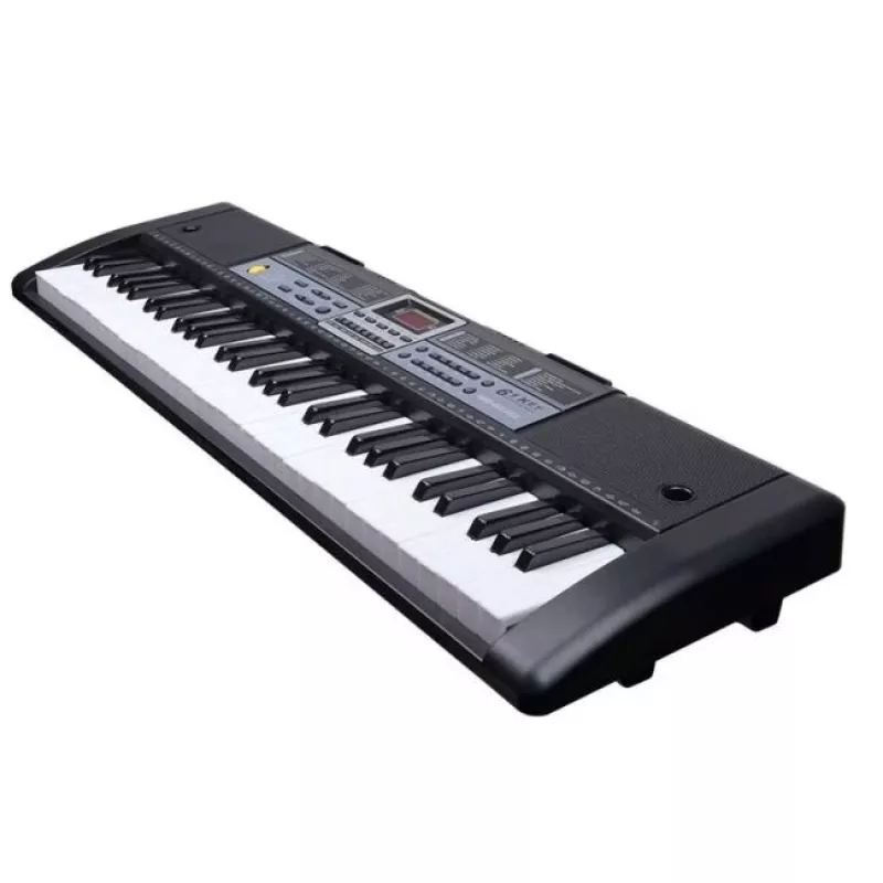 SUPRIMO 6136L - Teclado com microfone para aprender a tocar piano, concebido especialmente para crianças