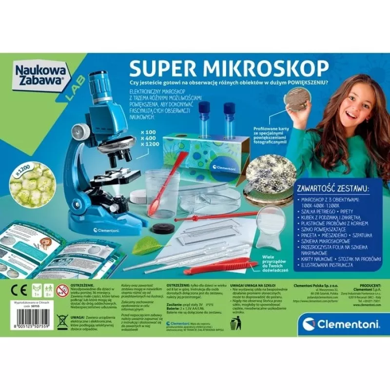 Clementoni Scientific Fun - Super Microscópio