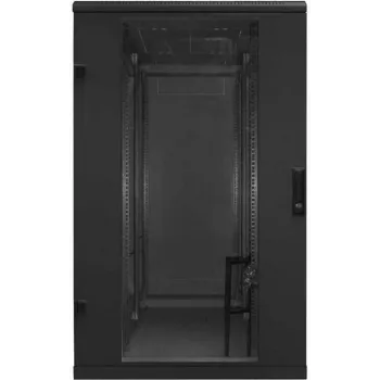 Triton - RMA-27-A68-BAX-A1 armário de rede 19 polegadas 27HE, 600x800mm, porta de vidro, preto