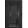 Triton - RMA-27-A68-BAX-A1 armário de rede 19 polegadas 27HE, 600x800mm, porta de vidro, preto