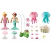 Conjunto de figuras Princess Magic 71504 Crianças sereia com alforrecas