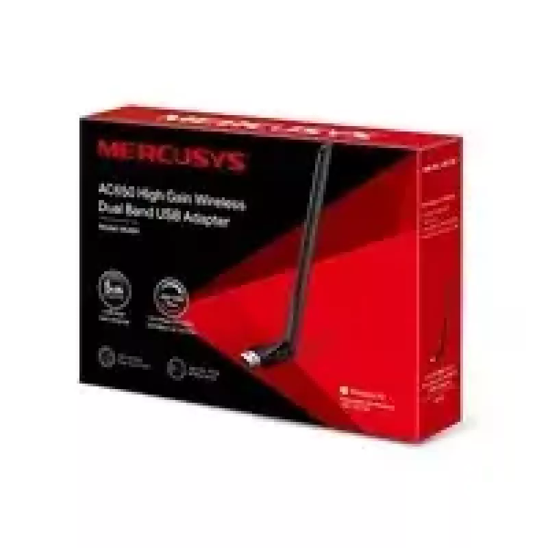 Mercusys AC650 Adaptador USB sem fios dual-band de alto ganho
