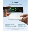 Carregador portátil Anker A1665H21 5000mAh fino Branco