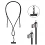 Cabo USB-C para USB-C 1,65 m / LANYARD Preto 7991000 Intenso