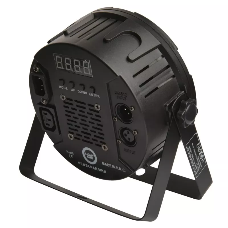 LIGHT4ME PENTA PAR 8x12W MKII RGBWA- Projetor LED RGB