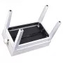 V-TONE ŁAWA 2 WH - banco de piano com compartimento de arrumação e regulação de altura, branco