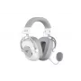 Auscultadores over-ear HAVIT H2002YG — 2,4G sem fios, Bluetooth, com fios, 20–20.000 Hz, alcance 10 m, 257 g (branco/cinzento)