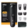 Aparador de barba Braun AIO5540 preto iões de lítio 120 min
