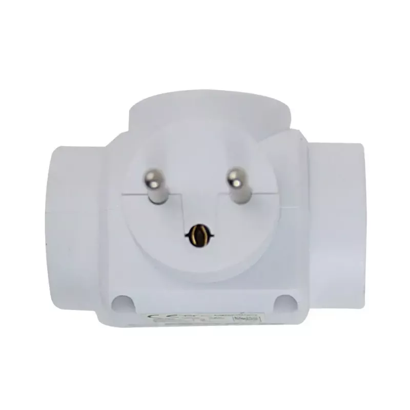 Esperanza ELK302W distribuidor elétrico, 3 tomadas, branco