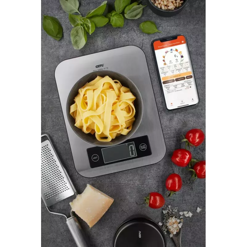 Balança de cozinha GEFU SCORE G-21930 aço inoxidável eletrónica