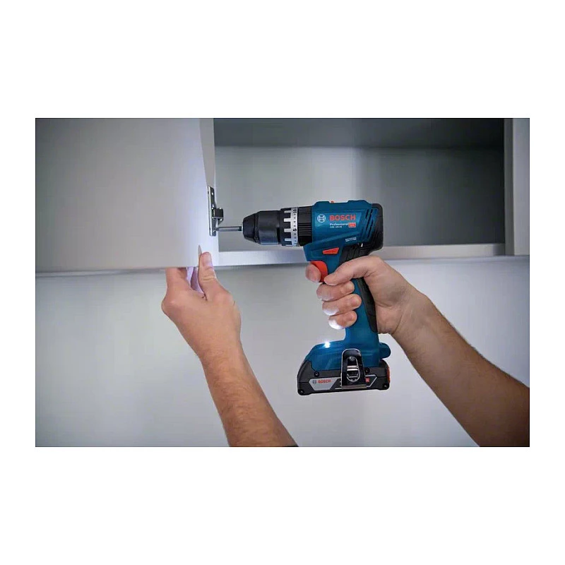 Bosch GSB 18V-45 Professional - berbequim de percussão - bateria - 2 velocidades - bucha de chave 13 mm - 45 N·m - 2 baterias - 18 V (06019K3303)