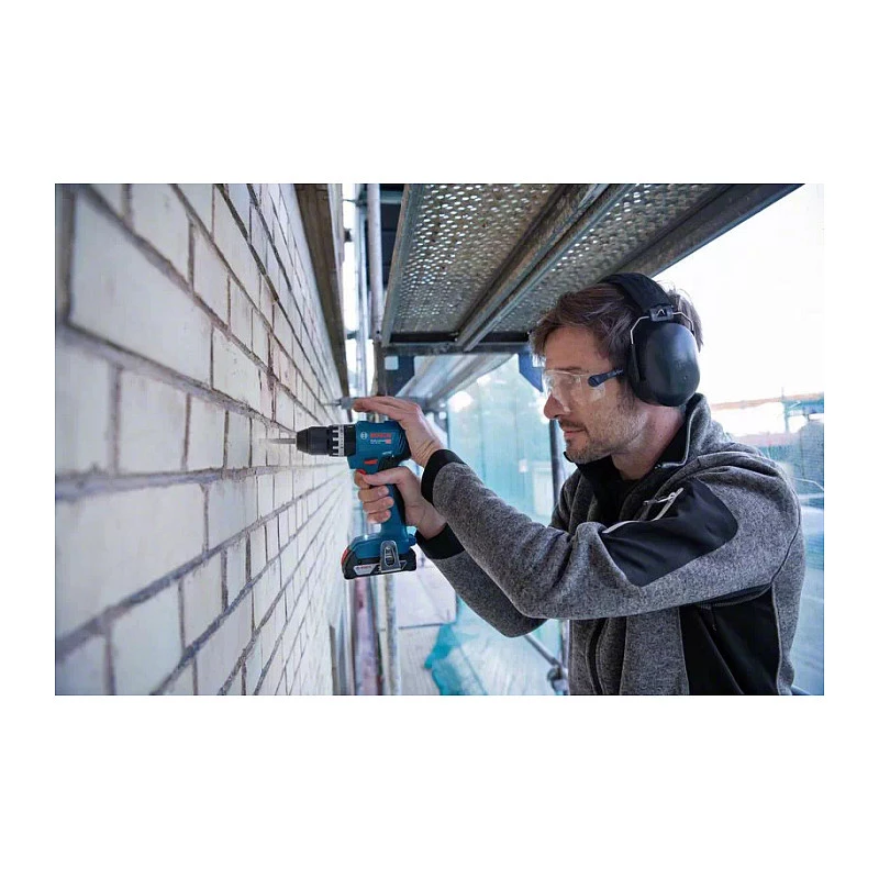 Bosch GSB 18V-45 Professional - berbequim de percussão - bateria - 2 velocidades - bucha de chave 13 mm - 45 N·m - 2 baterias - 18 V (06019K3303)