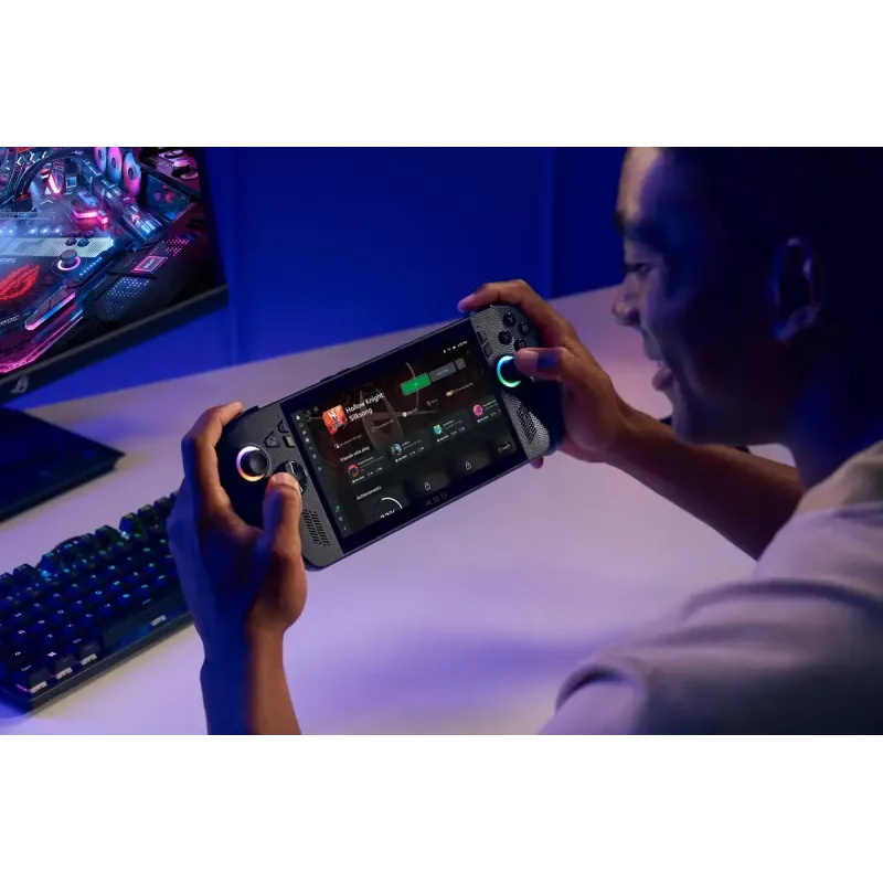 Consola de jogos portátil ASUS ROG Ally X RC73XA-NH011W, 17,8 cm (7 polegadas) 1920x1080 120Hz IPS, AMD Ryzen AI Z2 Extreme 8 núcleos, 24 GB LPDDR5x, 1 TB SSD, Wi‑Fi 6E, Bluetooth 5.2, bateria de 80 Wh
