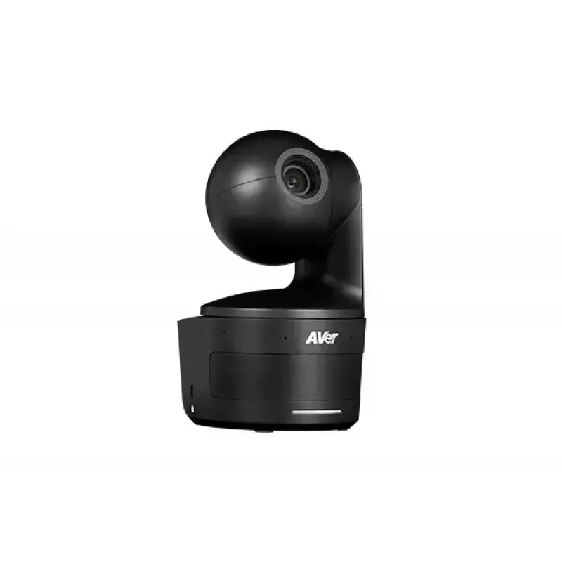 Câmara de conferência AVerMedia DL10 — 2 MP Full HD 1920×1080 @60fps, campo de visão de 90°, zoom ótico 3x / digital 2x, preto, base de suporte