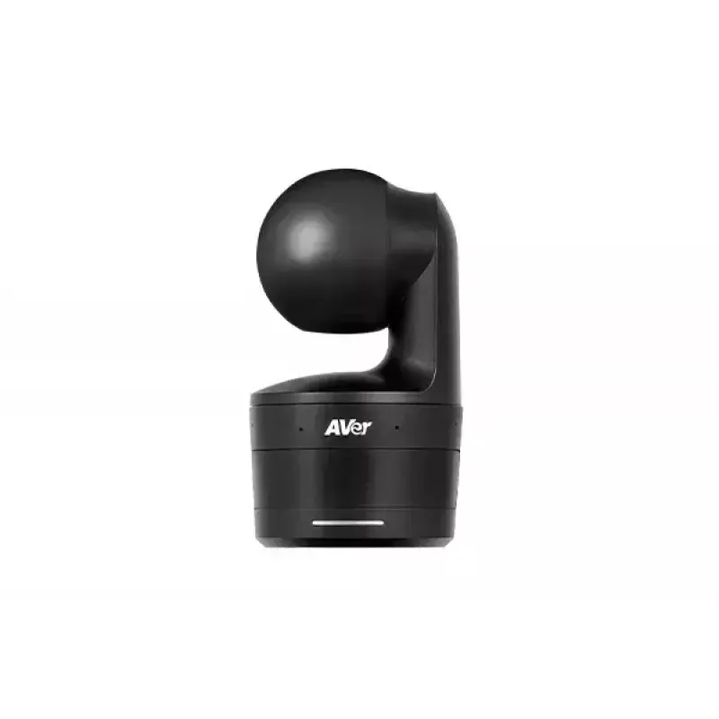 Câmara de conferência AVerMedia DL10 — 2 MP Full HD 1920×1080 @60fps, campo de visão de 90°, zoom ótico 3x / digital 2x, preto, base de suporte