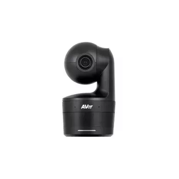 Câmara de conferência AVerMedia DL10 — 2 MP Full HD 1920×1080 @60fps, campo de visão de 90°, zoom ótico 3x / digital 2x, preto, base de suporte