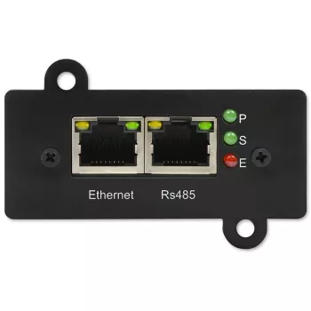 Módulo de gestão de rede SNMP QOLTEC 50398 para monitorização e controlo de UPS