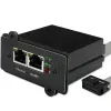 Módulo de gestão de rede SNMP QOLTEC 50398 para monitorização e controlo de UPS