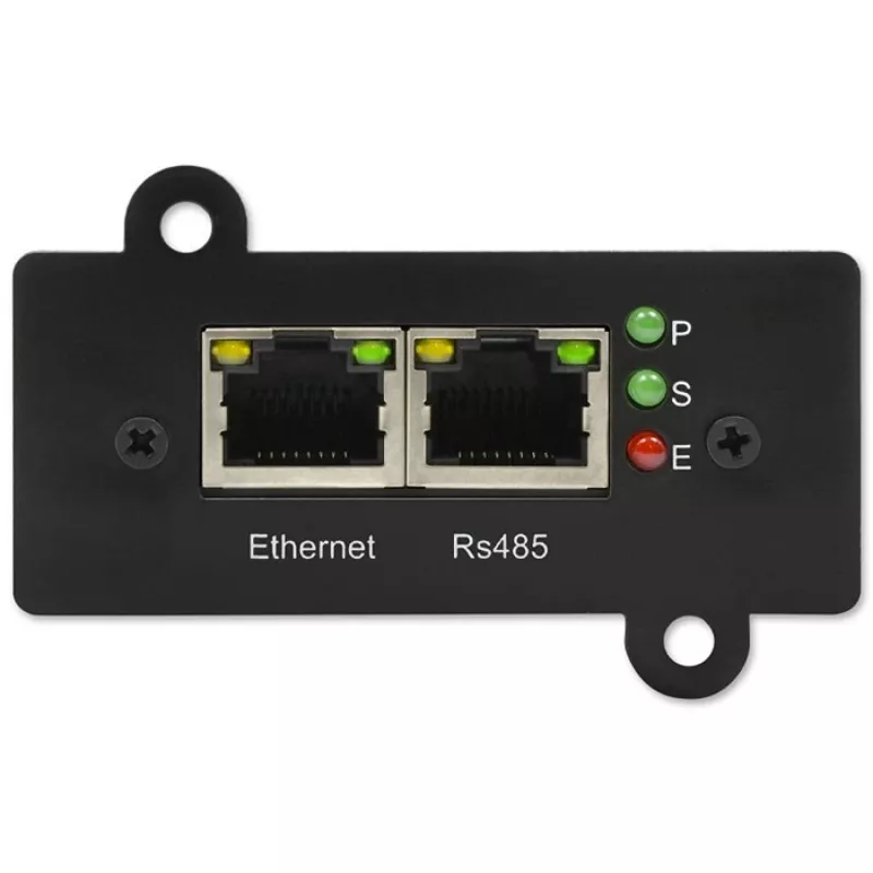 Módulo de gestão de rede SNMP QOLTEC 50398 para monitorização e controlo de UPS