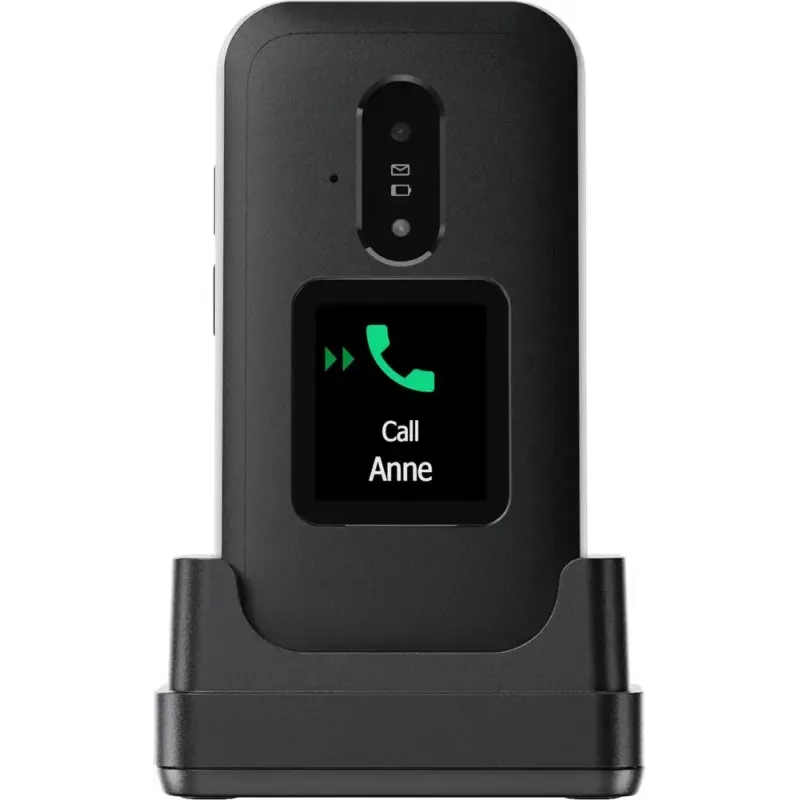 Telemóvel básico Doro Leva E30 2,8 polegadas 1150 mAh Preto Branco