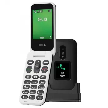 Telemóvel básico Doro Leva E30 2,8 polegadas 1150 mAh Preto Branco