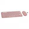 Logitech Pebble 2 Combo teclado rato incluindo Universal RF Wireless + Bluetooth QWERTZ alemão rosa (920-012205)