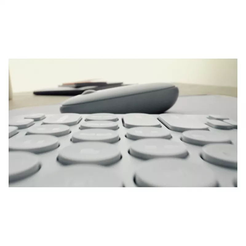Logitech Pebble 2 Combo teclado rato incluindo Universal RF Wireless + Bluetooth QWERTZ alemão rosa (920-012205)