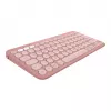 Logitech Pebble 2 Combo teclado rato incluindo Universal RF Wireless + Bluetooth QWERTZ alemão rosa (920-012205)