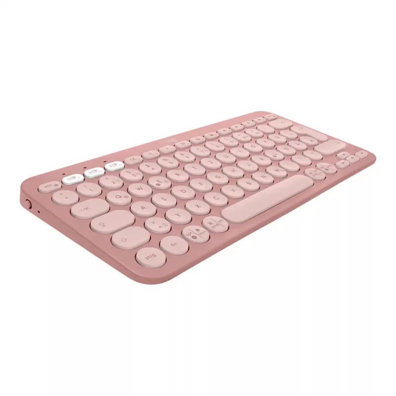 Logitech Pebble 2 Combo teclado rato incluindo Universal RF Wireless + Bluetooth QWERTZ alemão rosa (920-012205)