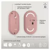 Logitech Pebble 2 Combo teclado rato incluindo Universal RF Wireless + Bluetooth QWERTZ alemão rosa (920-012205)