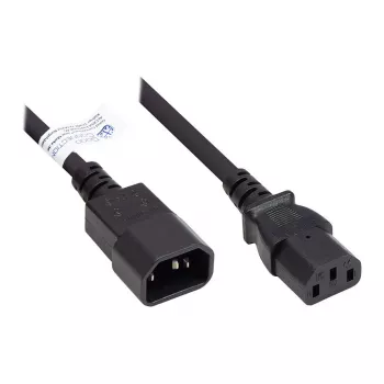 Good Connections P1430-S005 - 0,5 m - conector fêmea C14 - conector fêmea C13 - H05VV-F - 250 V - 10 A