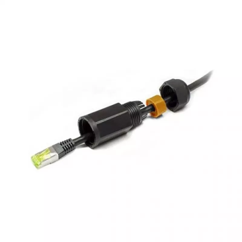 Good Connections ODC-02 acoplador para cabo de rede RJ45 Cat.6A IP67 para exterior, preto