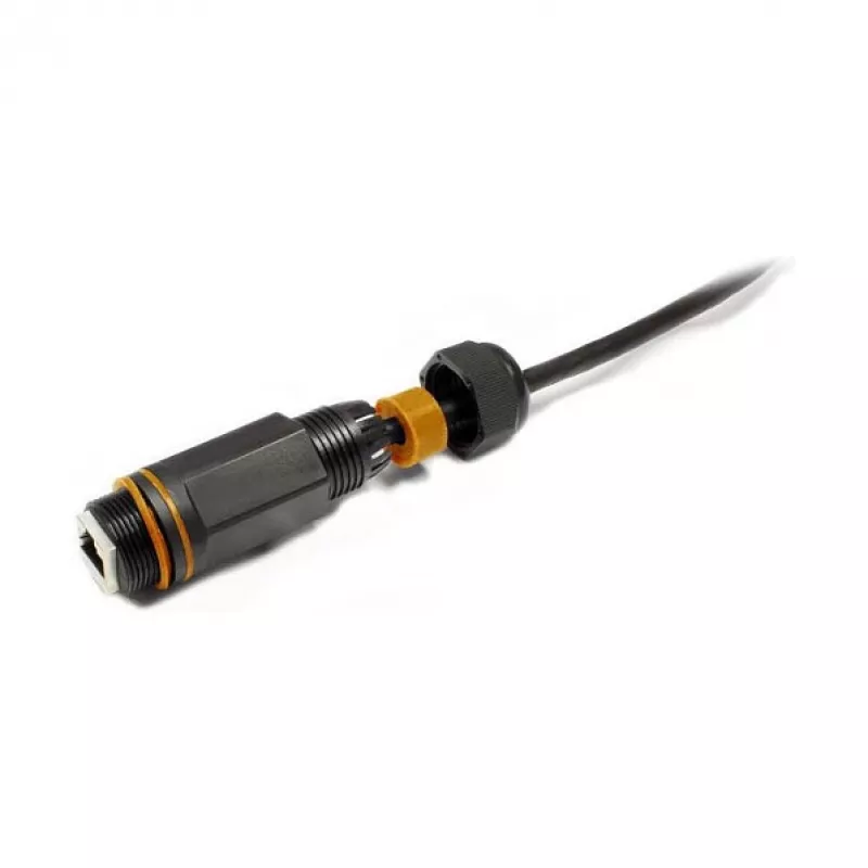 Good Connections ODC-02 acoplador para cabo de rede RJ45 Cat.6A IP67 para exterior, preto