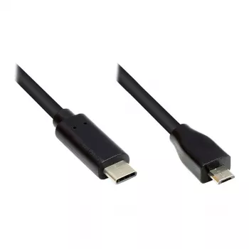 Good Connections GC-M0124 - 3 m - USB Type-C - Micro USB Type-B - macho - macho - 480 MB/s