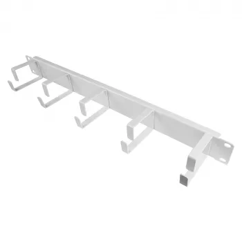 GC N0156 - 48,30cm (19) Painel de gestão de cabos, 5 suportes, 1 U, branco (GC-N0156)