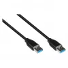 Good Connections 2831-AA010S - 1 m - USB A - USB A - USB 3.2 Gen 2 (3.1 Gen 2) - 10000 Mbit/s - preto