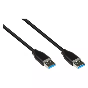 Good Connections 2831-AA010S - 1 m - USB A - USB A - USB 3.2 Gen 2 (3.1 Gen 2) - 10000 Mbit/s - preto