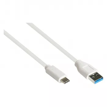 Good Connections 2831-AC010W – 1 m – USB A – USB C – USB 3.2 Gen 2 (3.1 Gen 2) – 10000 Mbit/s – branco